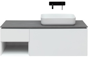 Тумба под раковину Allen Brau Infinity 120 R белый матовый - 2