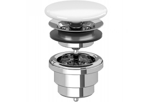 Донный клапан Villeroy&Boch белый