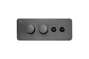 Душевой набор встраиваемый Black&White Universell черный матовый - 3