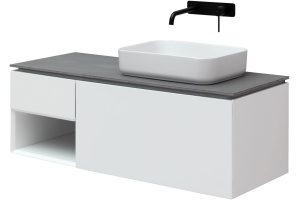 Тумба под раковину Allen Brau Infinity 120 R белый матовый