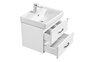 Тумба под раковину подвесная Aquaton Америна 60 белый - 3