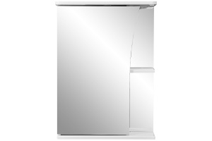 Зеркало-шкаф Stella Polar Винчи 50 L с подсветкой белый - 2
