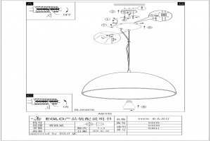 Подвесной светильник Eglo Gaetano 1 94938 - 3