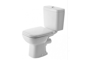 Унитаз напольный Duravit D-Code с крышкой, белый (21110900002)