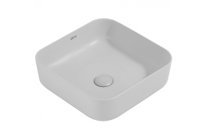 Накладная раковина Abber Rechteck 39 светло-серая матовая