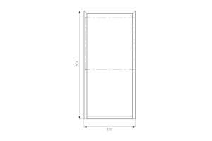 Опора для мебели Aquaton Лофт Урбан высокая черный - 3