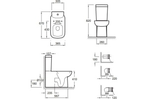 Бачок для унитаза Jacob Delafon Replay (E4832-00) - 2