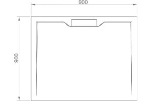 Поддон для душа RGW STE MW 90x90 белый - 2