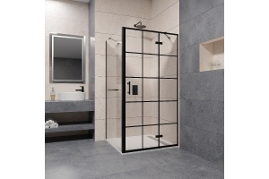 Душевой уголок RGW Passage PA-77-1B R 120x90 профиль черный стекло прозрачное - 2