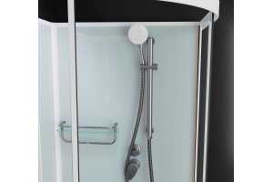 Душевая кабина Frank F408 White б/к  Без крыши низкий поддон - 3