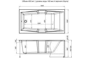 Экран для ванны фронтальный AQUANET Vega (00165317) - 2