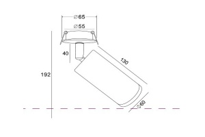 Встраиваемый спот Maytoni Focus C018CL-01B - 2