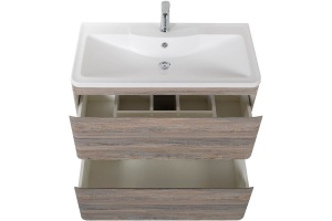 Тумба с раковиной BelBagno 90 светлое дерево - 3