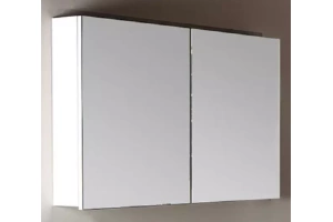 Зеркало-шкаф Vallessi 80 белый глянец с подсветкой