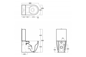 Бачок для унитаза Simas Vignoni белый - 2