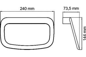 Полотенцедержатель Wasserkraft Elbe K-7260 - 3