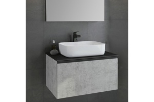 Мебель для ванной Comforty Эдинбург 75 бетон светлый - 3