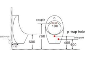 Писсуар SantiLine SL-6001 - 2