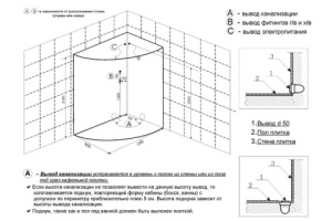 Душевая кабина Frank 120х80 левая с гидромассажем - 3