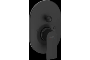 Смеситель для ванны с душем Hansgrohe Rebris E черный матовый