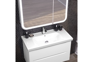 Тумба под раковину Opadiris Элеганс 90 белый матовый - 2