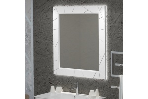 Зеркало Opadiris Луиджи 90 белое - 2