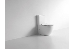 Унитаз-компакт Ceramalux белый (NS-2176)