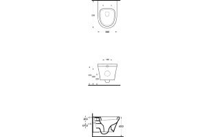 Унитаз подвесной beWash Metison 78343601 со смесителем - 3