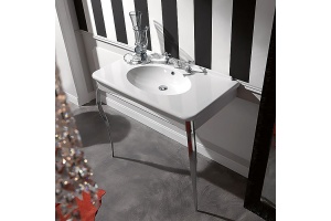 KERASAN Retro Ножки для консоли 1049K0 (комплект 2шт.), цвет хром - 2