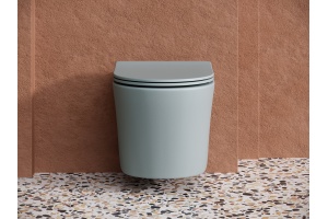 Унитаз подвесной Ceramica Nova Balearica Rimless CN6000MH антрацит матовый - 3