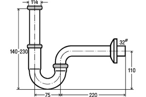 Сифон для раковины Viega V2 101572 - 3