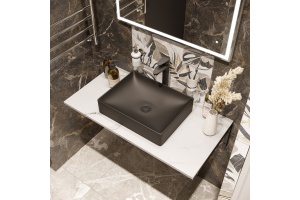 Раковина STWORKI накладная 50 3050-112 антрацит - 3