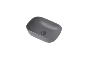 Раковина накладая ABBER Rechteck 46 серая матовая (AC2200MG) - 3