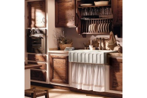 KERASAN Hannah SURREY Раковина керамическая кухонная 1003x470x230 мм,без отв под смеситель, без сифона, толщина 40 мм, цвет белый