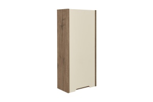 Шкаф подвесной Aquaton Оливия 35 R бежевый-светлое дерево