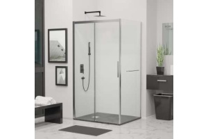 Душевой уголок RGW Leipzig 140х80 хром стекло прозрачное
