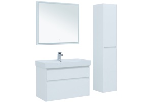 Шкаф-пенал Aquanet Nova Lite 35 белый - 2