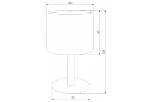 Настольная лампа декоративная TK Lighting Deva 5217 Deva White - 2