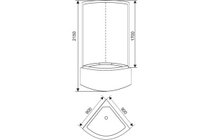 Душевая кабина Arcus AS-111-9 - 2