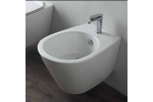 Simas Gambassi Биде подвесное с 1-м отверстием под смеситель 56.5х37,5 см, цвет белый (без креплений F85)