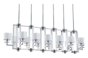 Подвесная люстра Newport 4400 4408+6/S сhrome