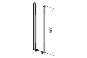 Удлиненные опоры для модулей TECEprofil, регулировка высоты 200 - 500 мм, комплект 2 шт - 2