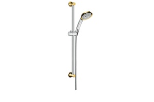 Душевой гарнитур 27843090 HG Raindance Classic 100 AIR 3jet/Unica'Classic 65 см душевой гарнитур (хром/золото)