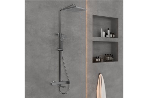 Душевая стойка Vincea Cube сталь - 2