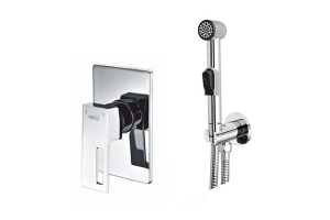 A01557 Встраиваемый комплект для биде со шлангом 120 см