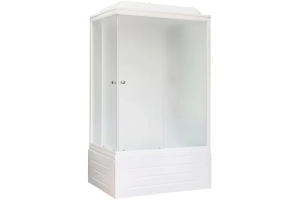 Душевая кабина Royal Bath 120x80 R стекло матовое профиль белый