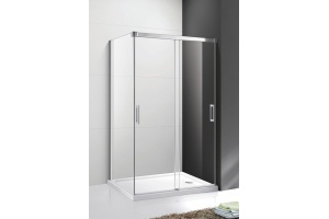 Душевой уголок Cezares Tandem Soft AH-2-120/80-P-Cr-L стекло punto - 3