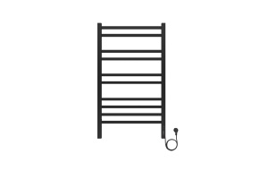 Полотенцесушитель электрический Aquatek Альтаир П10 500х900, quick touch, черный муар