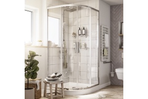 Душевой уголок STWORKI Хельсинки DE018RL8080200CH 80x80 см профиль хром глянец