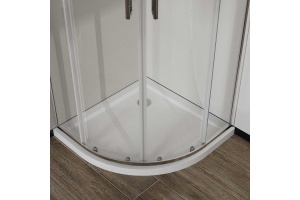Душевой уголок Vincea City 90х90 профиль хром стекло прозрачное - 3